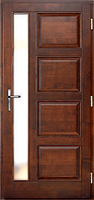 Dávid - fa bejárati ajtó