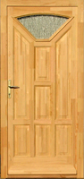Kékes - fa bejárati ajtó