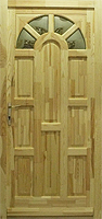 Napsugár II tele - fa bejárati ajtó