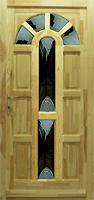 Napsugár II középen üveges - fa bejárati ajtó